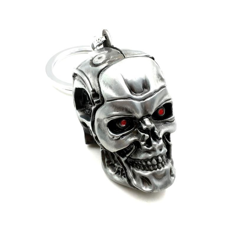 1 Stück Vintage Aviator Totenkopf Anhänger Totenkopf Schlüsselanhänger Herren Damen Mode Anhänger Schlüsselring Schmuck Autoschlüssel Zubehör