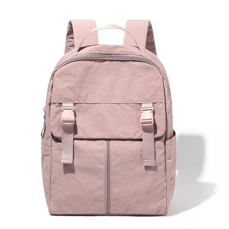 

Унисекс рюкзак большой емкости для отдыха на природе водоотталкивающий рюкзак однотонный школьный рюкзак для школьников розовый