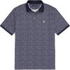 Polo Small Pony Logo Embroidered Textured Cotton Short Sleeve Polo Shirt Men Tops Navy-Blue 710874706-001