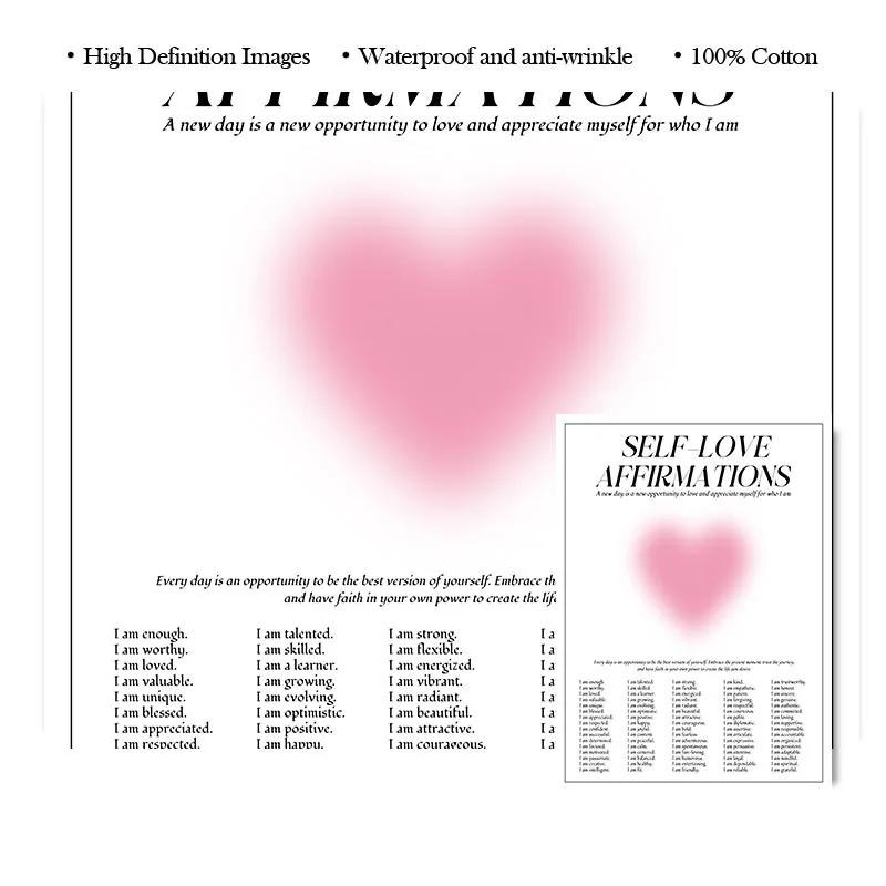 Rosa Aura Halo Druck Wand Kunst Liebe Schmetterling Blende Mode Poster Moderne Rosa Mädchen Zimmer Leinwand Malerei Schlafzimmer Wohnkultur