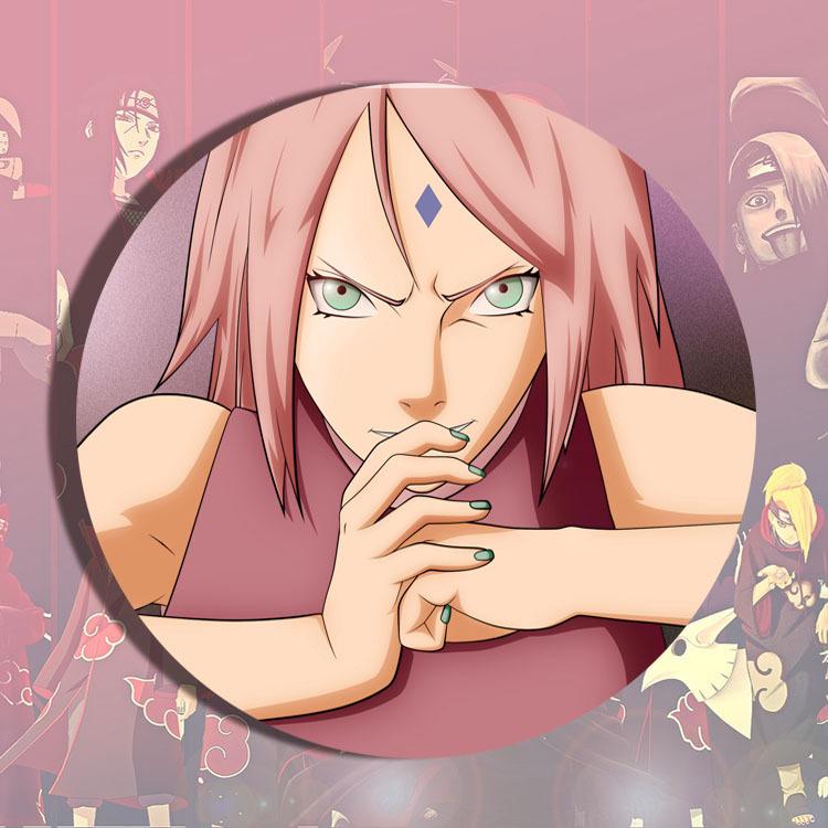 Sasuke Naruto Itachi Madara Kakashi Anime Badge Pin Metal Enamel Lapel Pin Cosplay Accessories Brooch Keychain Gift For Fans