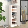 Flur Schuhschrank, Schuhschrank, Schuhschrank mit Türen zur Aufbewahrung, 30x35x100 cm Ingenieurholz