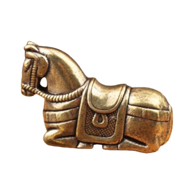 

Metal Horse Statue Sculptures Decorative Animal Figurines Tabletop Ornament Symbols Wealth Career Home Decorations 1