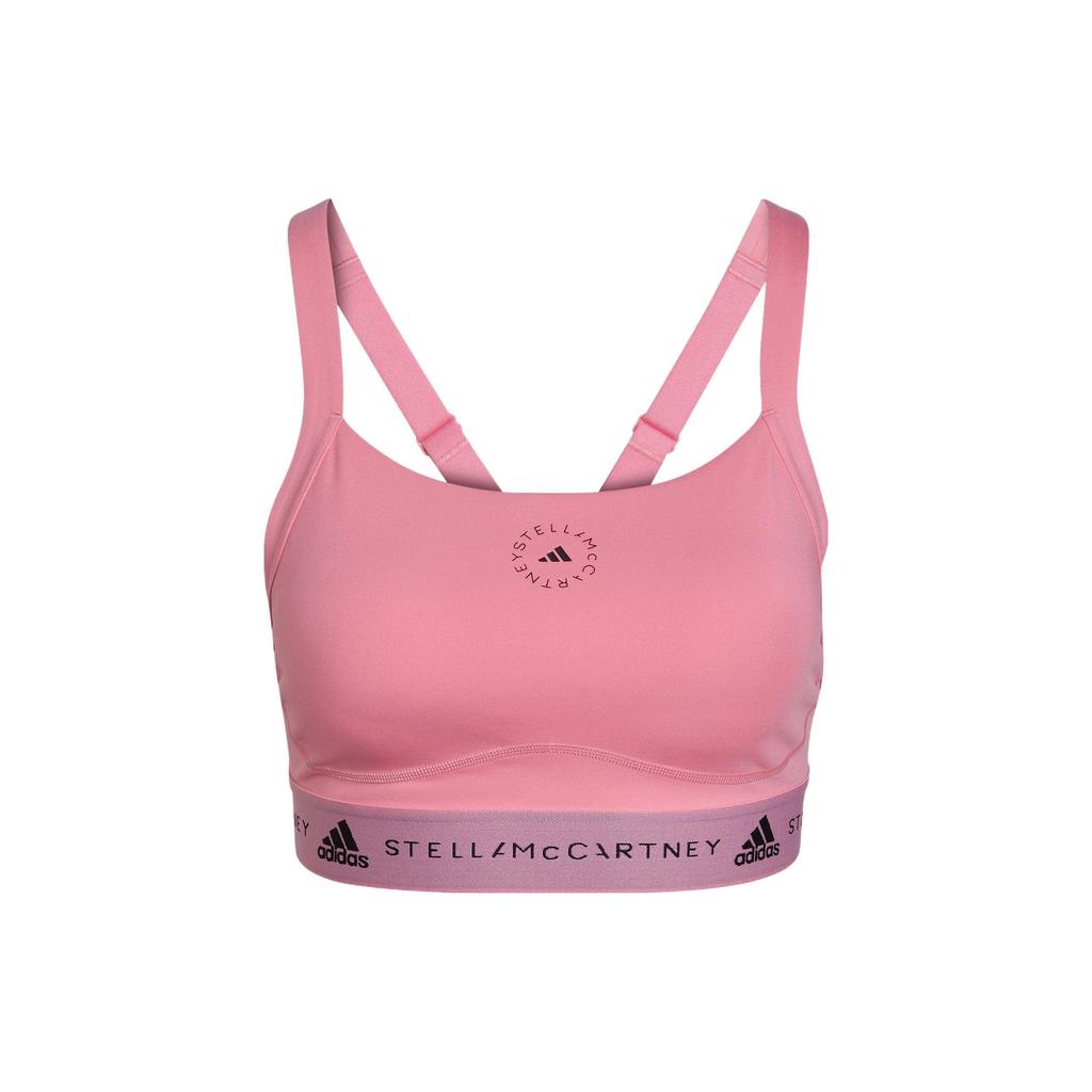 adidas by Stella McCartney Women's TruePurpose Medium Support Sports Bra Pink Women HD9099