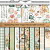 Grandma's Kitchen Retro Background Paper - Junk Journal Material (10 Sheets)