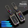 Zinc Alloy Car Remote Key Case Cover Fo Honda 2017 2018 19CRV Pilot Accord Civic Jazz Jade Fit HR-V Freed Keychain CarAccesories