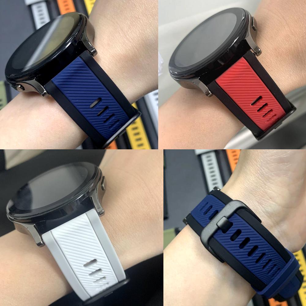 22mm Silicone Watchband For HUAWEI WATCH GT 6/GT6 Pro Sports Soft Strap For HUAWEI WATCH 5/4 Pro Ultimate GT 5 4 3 46mm Bracelet