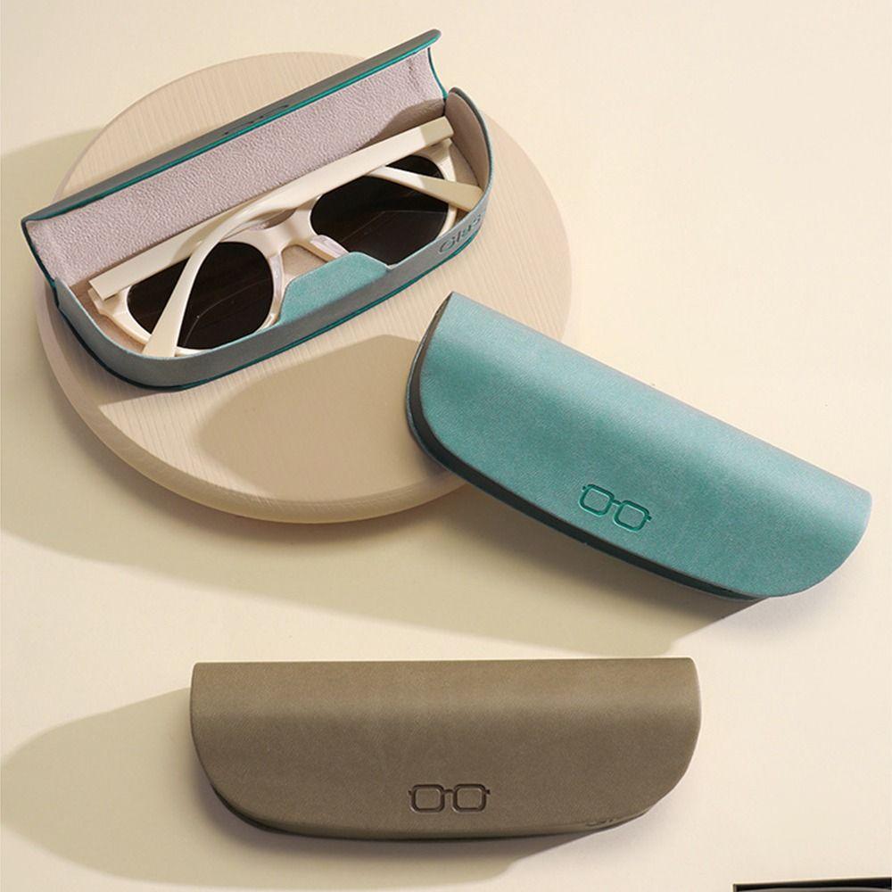Portable Eyeglasses Container Pressure-Resistant Glasses Protective Box Hard Glasses Case