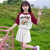Girls' Pleated Skirts, Half Skirts, Spring and Autumn Children's Jk Short Skirts