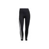 Opt Ticons 7/8 Training Striped Fitness Sports Leggings Women Bottoms Black H64211