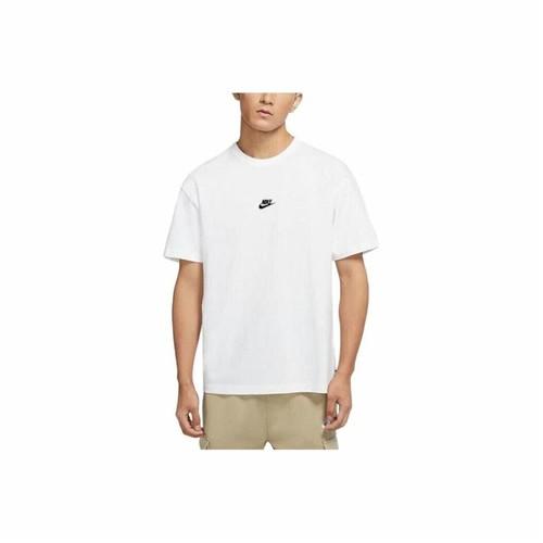 

Nike Men s White Short-Sleeve T-Shirt with Solid Color Front Logo Print XL белый