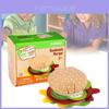 Buntes Filz-Burger-Spielzeug-Set zum Basteln für kreatives Spielen und fantasievollen Sandwich-Spaß