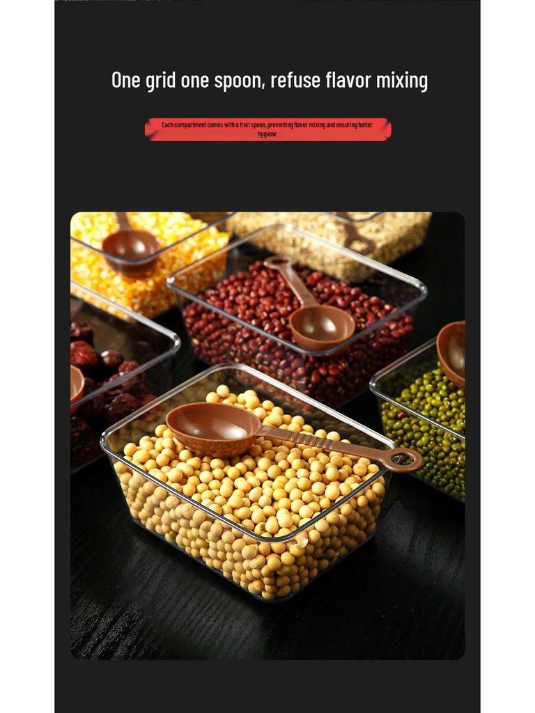 Food-Grade Jelly Ingredient Storage Set with Compartmentalized Containers