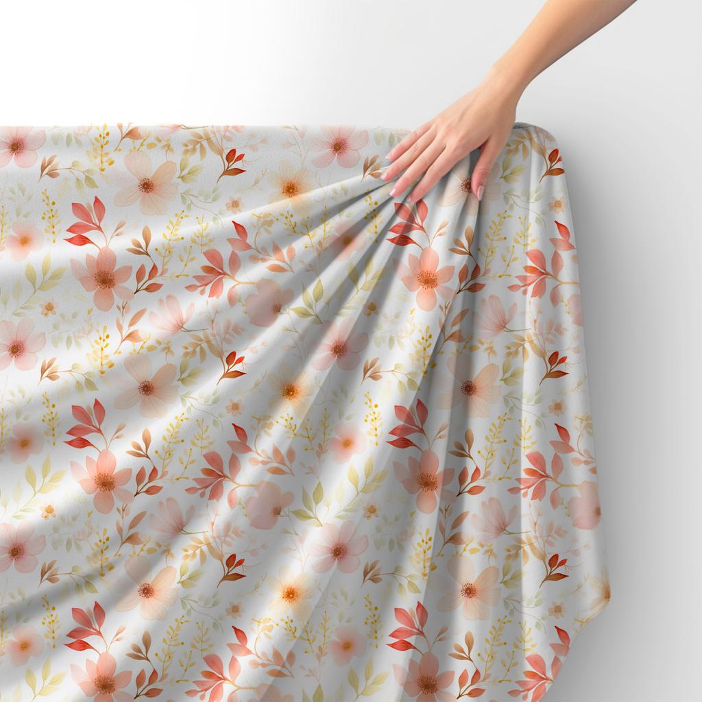 Royal Samt Stoff Polyester Zum Nähen - Motiv Blumen - Rdx3003
