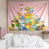 1PC Cute Pika Adventure K-pop music group Tapestry Accessories for Bedroom,Livingroom, dormitory Room Wall Decor Fan Birthday Gifts