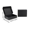 WTEMPO Small Black Shipping Boxes Suitable for Packaging Small Business Items Mailing Gifts Watch Perfume Universal Presents Packaging Boxes