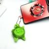 Plush Pendant with Fresh Style Graduation Gift for Students Green Turtle Pendant