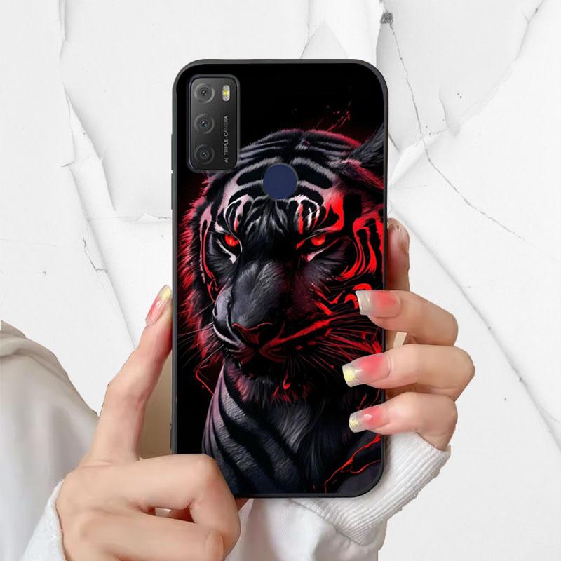 For Alcatel 1S 2021 Case 6025H 6025D Fashion Silicone Soft TPU Phone Cover For Alcatel 1 S 2021 1S(2021) Case Funda Coque Bumper