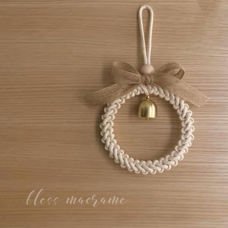 INS Nordic Style Baby Rattles Handmade Wooden  Wind Chimes Kid Room Nursery Hanging Decors Newborn Pography Prop