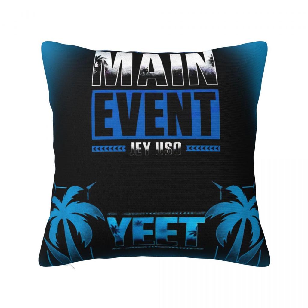 Jey Uso Yeet Wrestling Pillow Cover Morden Pillow Case Square Design Cushion Cover Pillowcases For Sofa Car Home Decor
