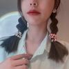 Candy color super fairy phone line hair band female simple rubber band headband Internet celebrity same style tied hair head
