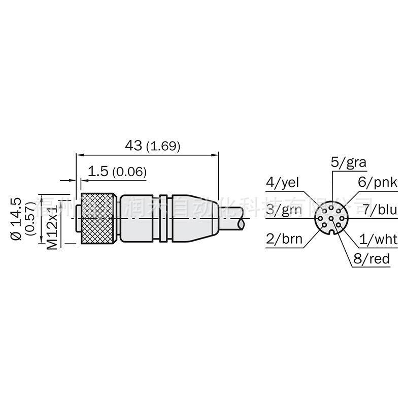 Совершенно новый кабель датчика YF2A68-020XXXXLEAX 6032448 YF2A68-020XXXXLEAX