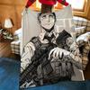 Anime A-Ajin D-Demi H-Human Throw Flannel Cozy Print Blanket, Portable, Durable Machine Washable Cute Cool