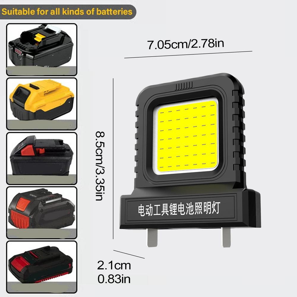 14W LED Camping Lantern Mini Pocket Work Light Inspection For 21V Battery Power Tool Accessory Lithium Battery Work Lamp Lights