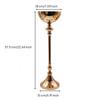 Flower Vase with Pedestal Elegant Stand Freestanding Vessel
