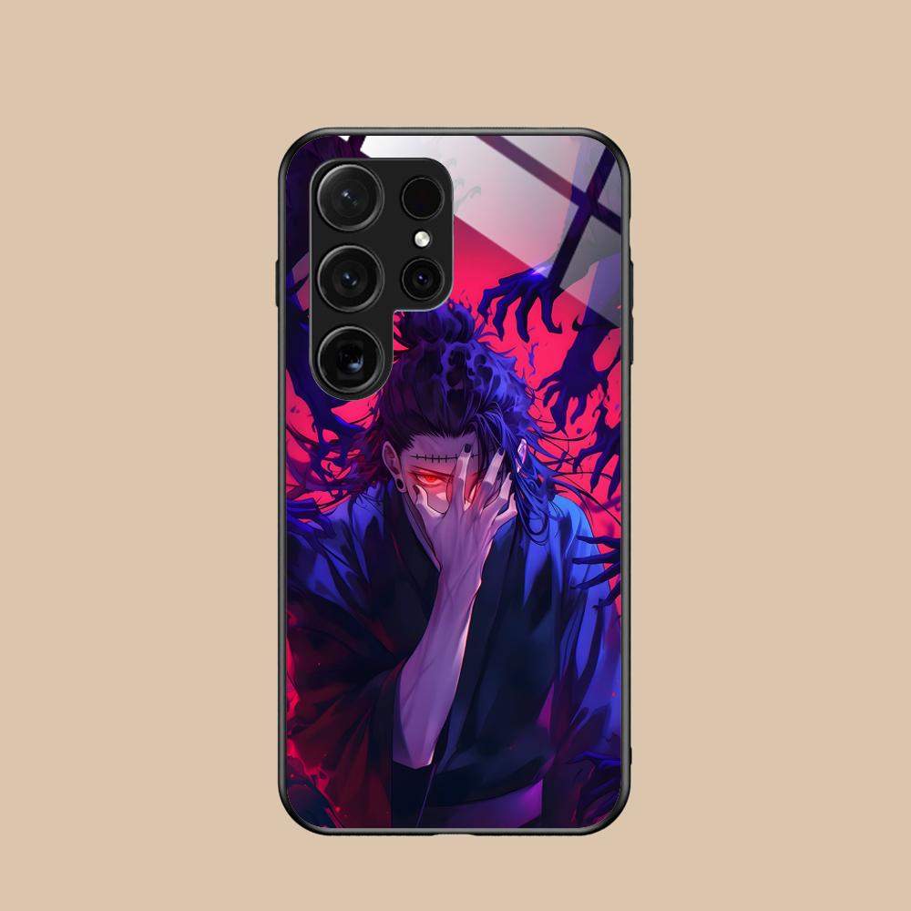 Jujutsu Kaisen Geto Suguru Phone Case for Samsung Galaxy A56 55 54 53 52 51 36 35 34 23 16 15 5G Glass Colorful Cover Luxury