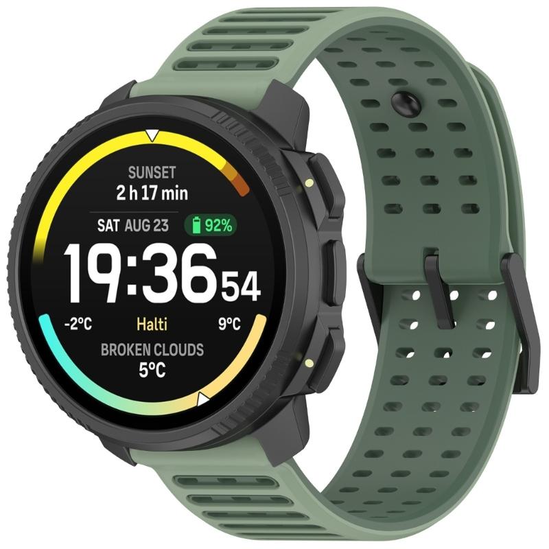 Sporty Silicone Watch Band Bracelets For Vertical 2 2mm Models Sweatproof Elastic Replacement Straps Fashionable Wearable