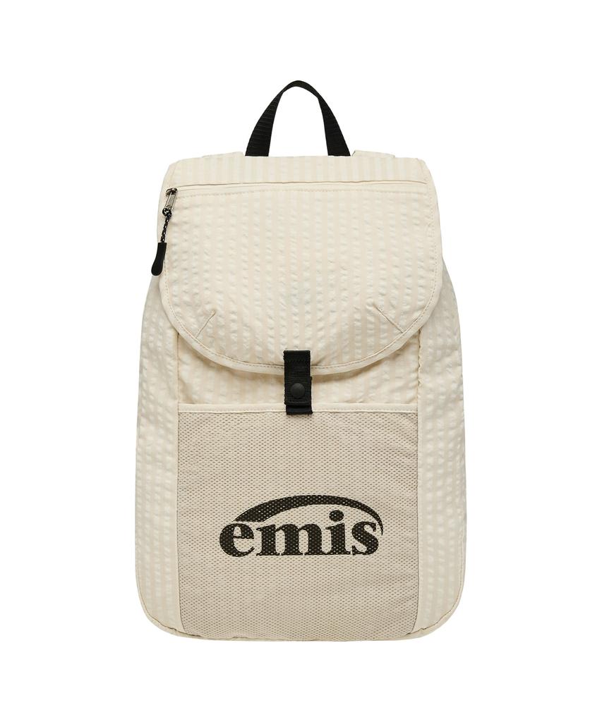 Emis Packable Check Backpack-Beige