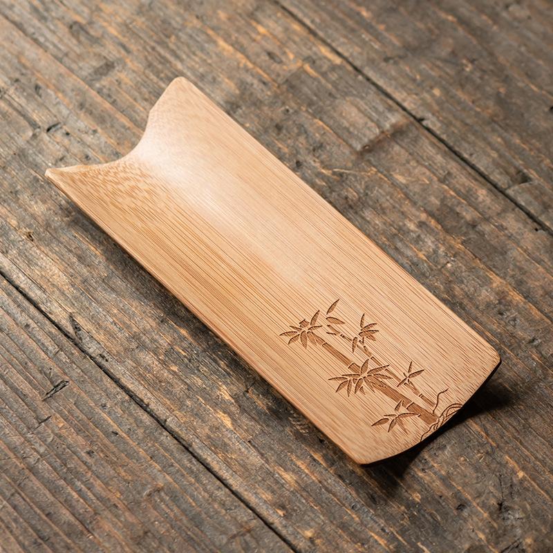 Janpanese Style Tea Scoops Vintage Handmade Bamboo Tools Kung Fu Tea Ceremony Utensils Tea Spoon Teaware Accessories 2025 New