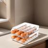 Automatic Rolling Egg Dispenser 1/2/3 Layer Egg Storage Bin Holds 18/32/54 Eggs Sliding Egg Organizer  for Refrigerator