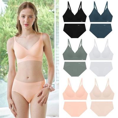 [LIFT-UP] Lift-up Bralette Panty Set - 6Colors