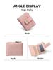 2024 Spring Women's High-End Zipper Coin Purse: Short Solid Color Wallet & Card Holder