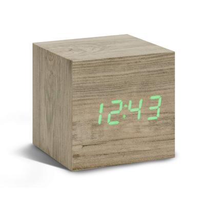 GINGKO Cube Click Clock GNK030010 Ash/Green