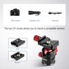 Neewer Tripod Ball Compact Ball Panoramic Ball Head with Quick Release Suitable for DSLR Maximum 5kg GM28 Head, Head, 360° Rotation, 1/4" Plate,