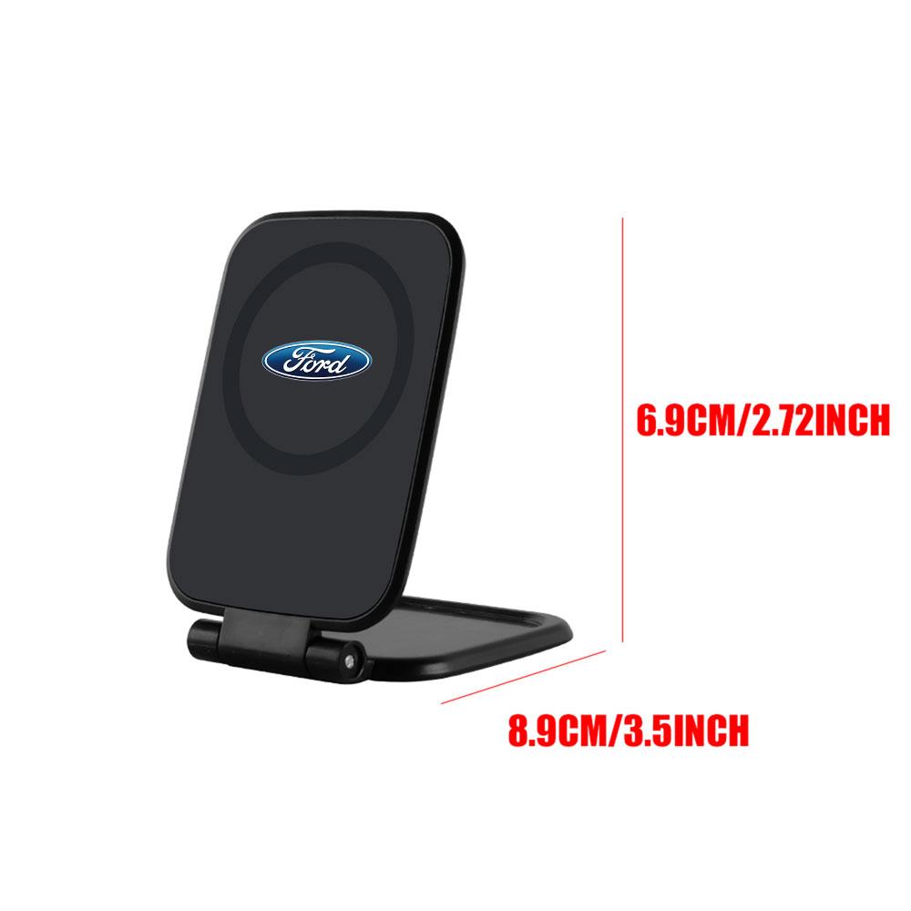cvufy2 1PCS For Ford Focus 2 MK3 MK5 Fiesta MK7 Mondeo Fusion Mustang ST Strong Adsorption Force Universal Mobile Phone HolderValve Cap