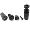Musiclily Pro 18mm Bass Stop Black Tailpiece,