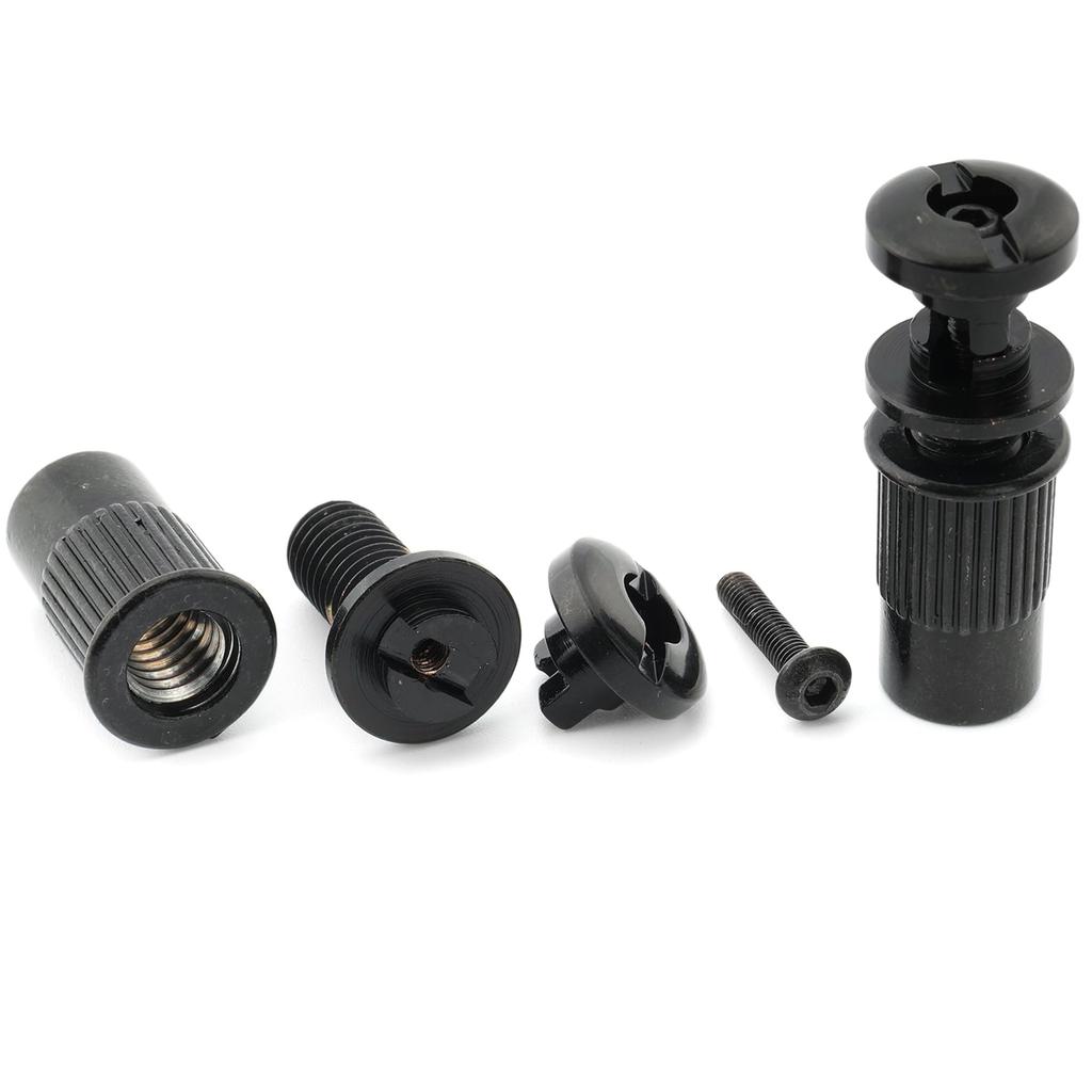 Musiclily Pro 18mm Bass Stop Black Tailpiece,