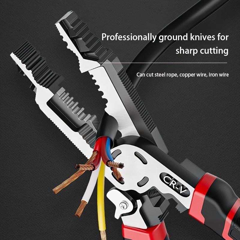 Industrial grade multi-functional pliers,sharp steel hardening blade,suitable for mechanical and electrical equipment maintenance,industrial repair