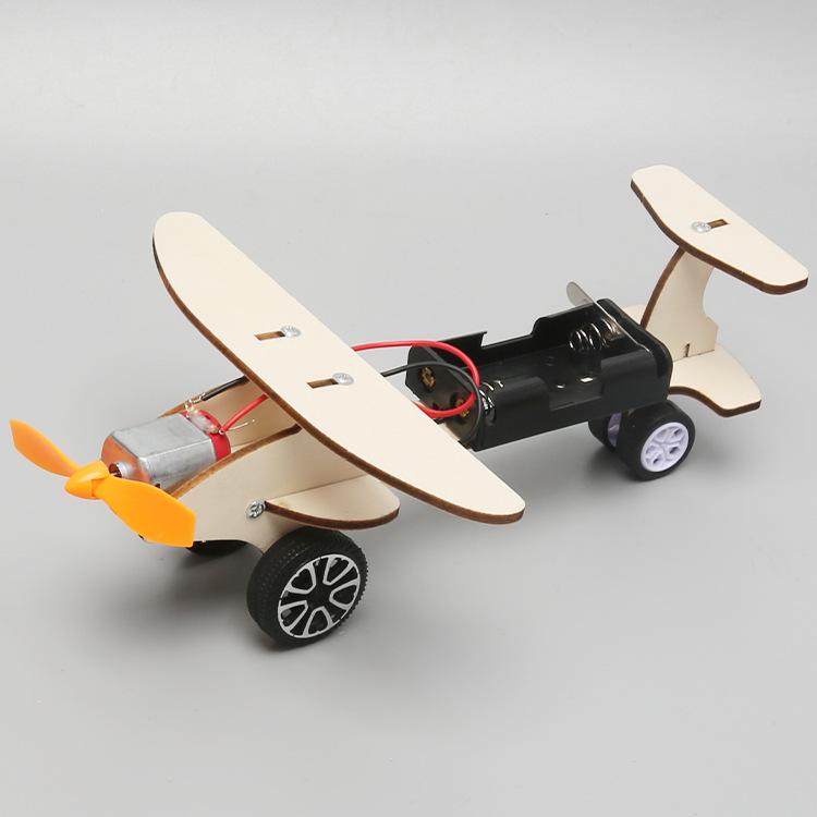 Science And Technology Small Production DIY Electric Taxiing Aircraft Students Scientific Experiment Creative Manual Dismantling Land Taxiing Machine