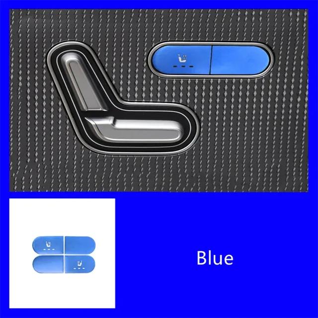 Car Window Glass Lifting Button Sticker Trim For Mercedes Benz W167 W213 W205 W177 X247 X167 C118 H247 Seat Heating Accessories