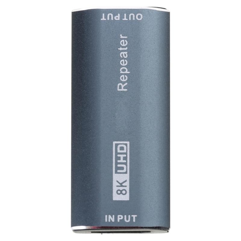 Signal Amplifier 8K Signal Extender Booster Extender 4K 60Hz 30M Long Distance Extension Video Adapter