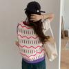 Colorful Striped Sweater Vest O Neck Sleeveless Sweaters Autumn Winter Warm Knitted Vest Women Casual Fashion