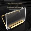 Qiaomeiren Wall-Mounted Acrylic Toilet Paper Holder with Shelf