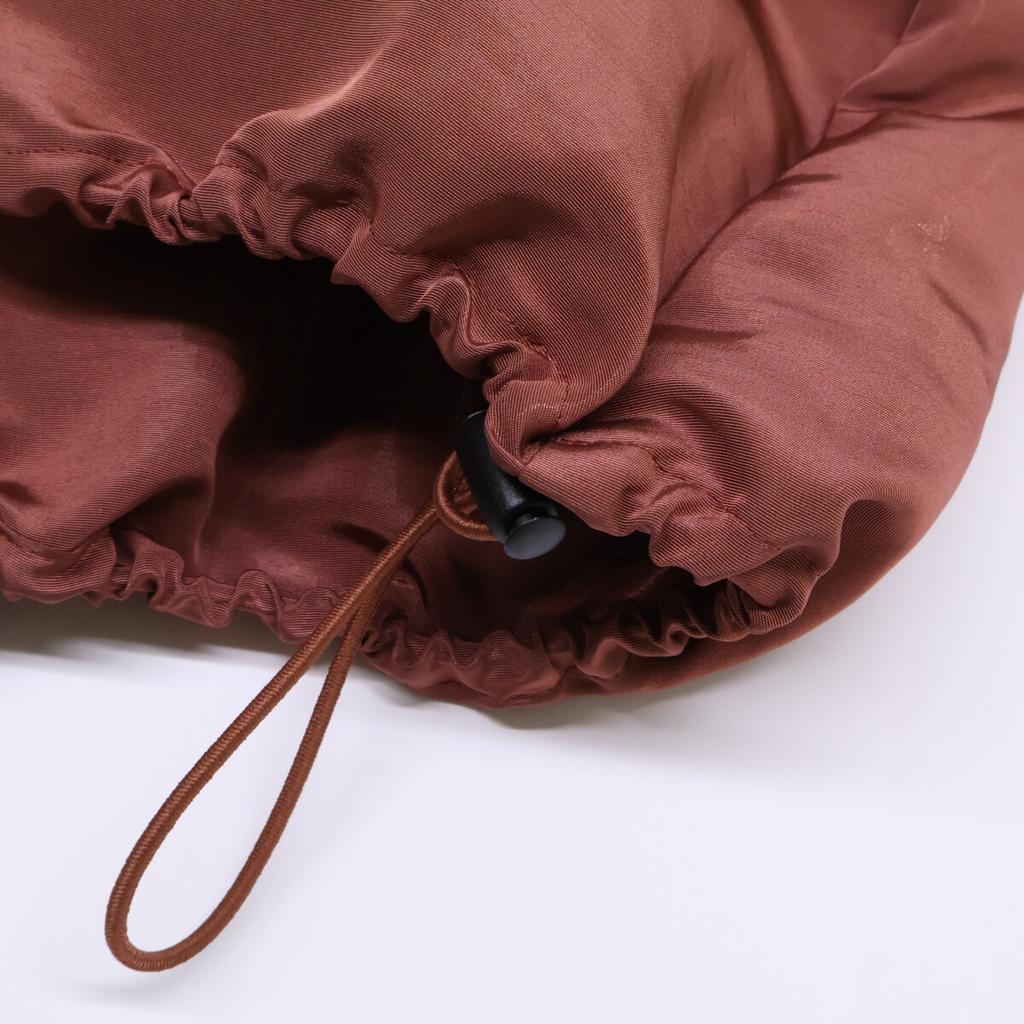 LE CIEL BLEU 23Stainless Steel Terracotta 25S67102 Glossy Drawstring Skirt Skirt 36 BordeauxUsed