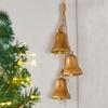 Festival Holiday Bell Metal Construction For Indoor Outdoor Decoration Christmas Accessory Party Essential