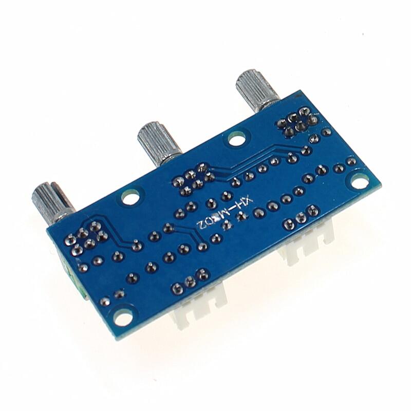 XH-M802 Scheda Tono Passiva Amplificatore Preamplificatore Modulo di Potenza Regolazione Suono Basso Alto Scheda Elettronica Fai-da-te Elettronica